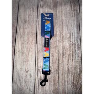 Sassy Woof Disney Mickey Mouse Rainbow Fabric Pet Dog Leash DISCONTINUED NEW NWT